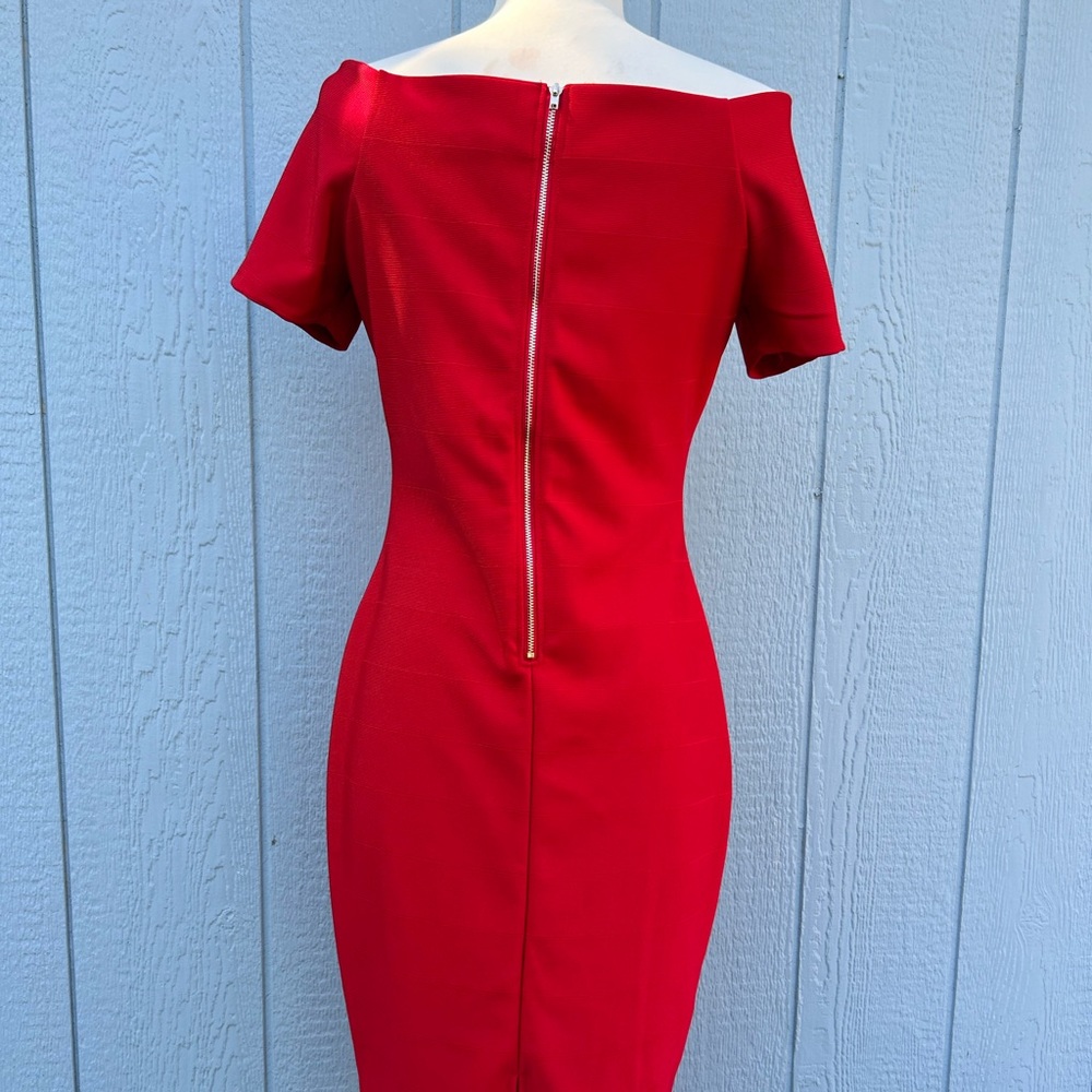 Haute Mode Brand Red Dress, Size Large